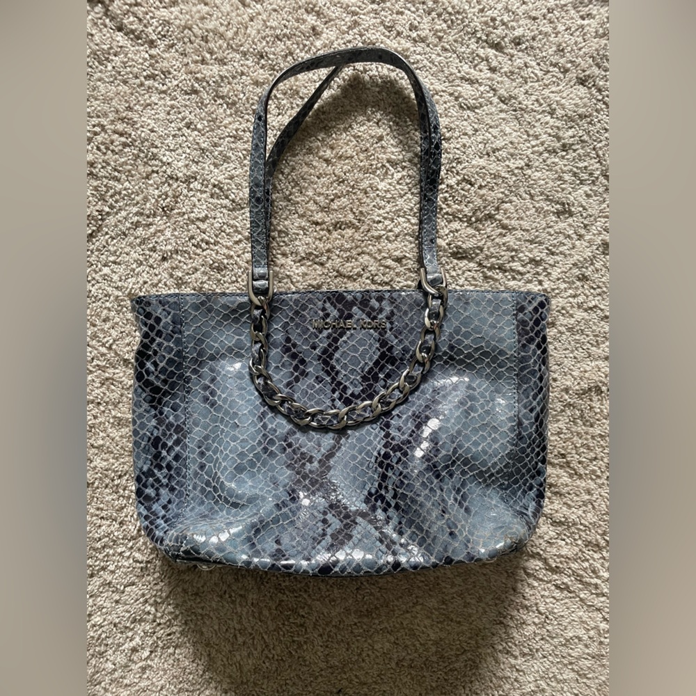 Michael kors Snake Print Tote Bag